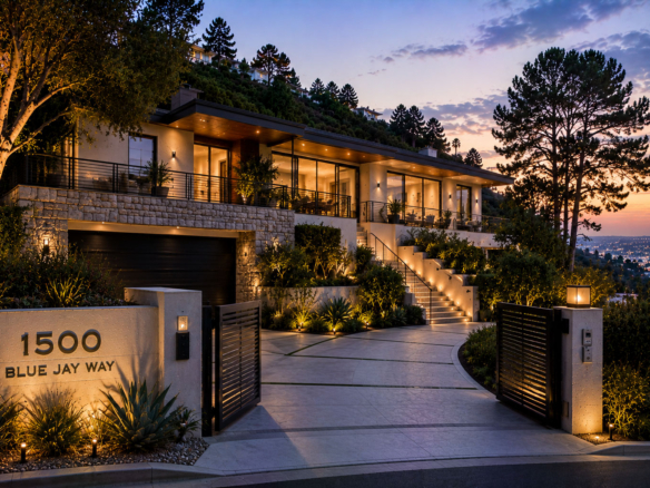 1500 Blue Jay Way, Los Angeles, CA – Castell Blau