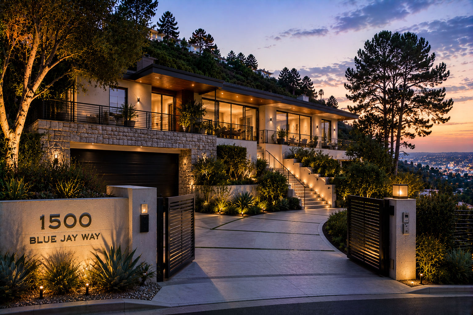 1500 Blue Jay Way, Los Angeles, CA – Castell Blau