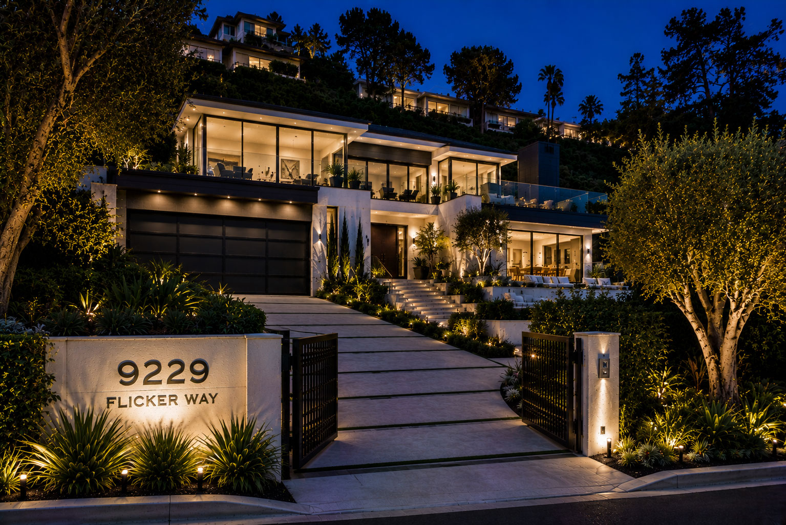 9229 Flicker Way, Los Angeles, CA – Castell Blau