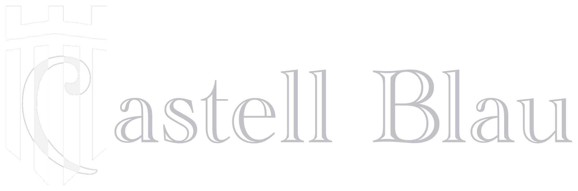 logo transparent light – Castell Blau