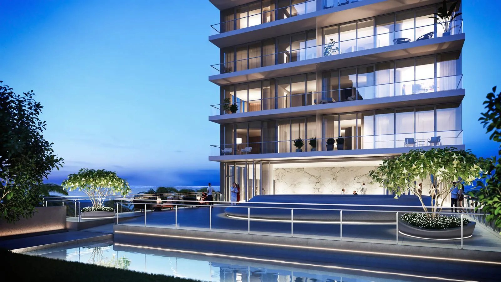 2000Ocean Pool Terrace Tower – Castell Blau