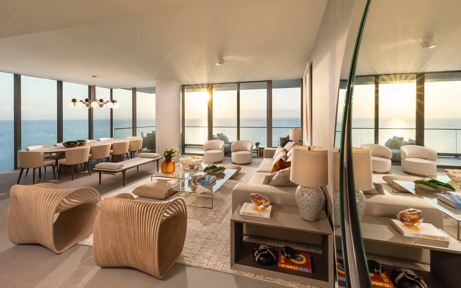 2000Ocean Residence Living Room – Castell Blau