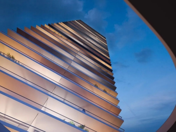 2000Ocean Tower Facade – Castell Blau