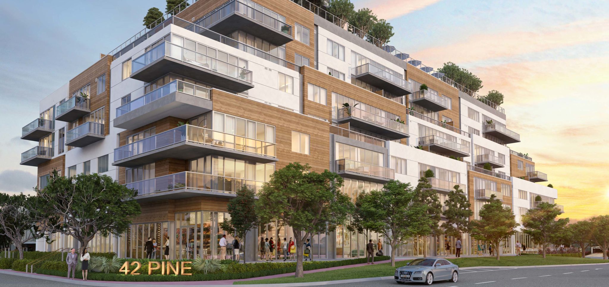 42 Pine Exterior Corner – Castell Blau