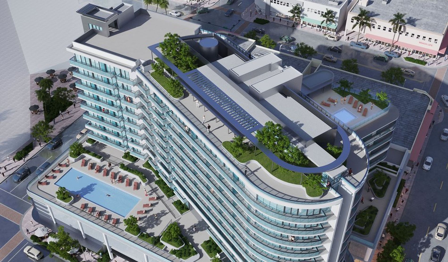 7200 Collins Aerial Rooftop – Castell Blau