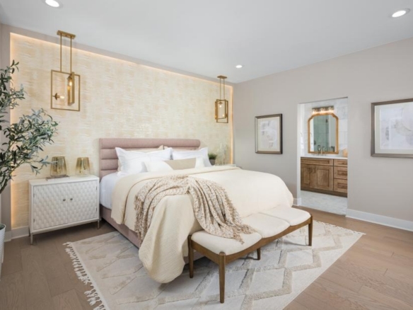 Alora Lake Nona Primary Bedroom – Castell Blau