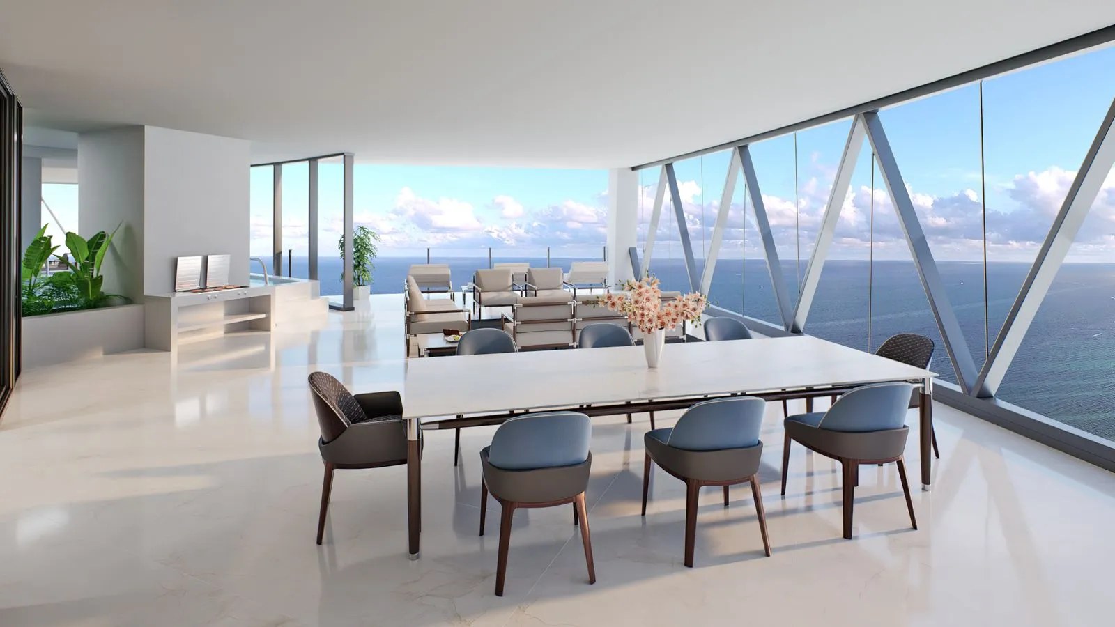 Bentley Residences – Lines 01-02 dining room