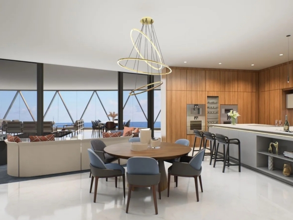 Bentley Residences – Lines 01-02 kitchen and dining
