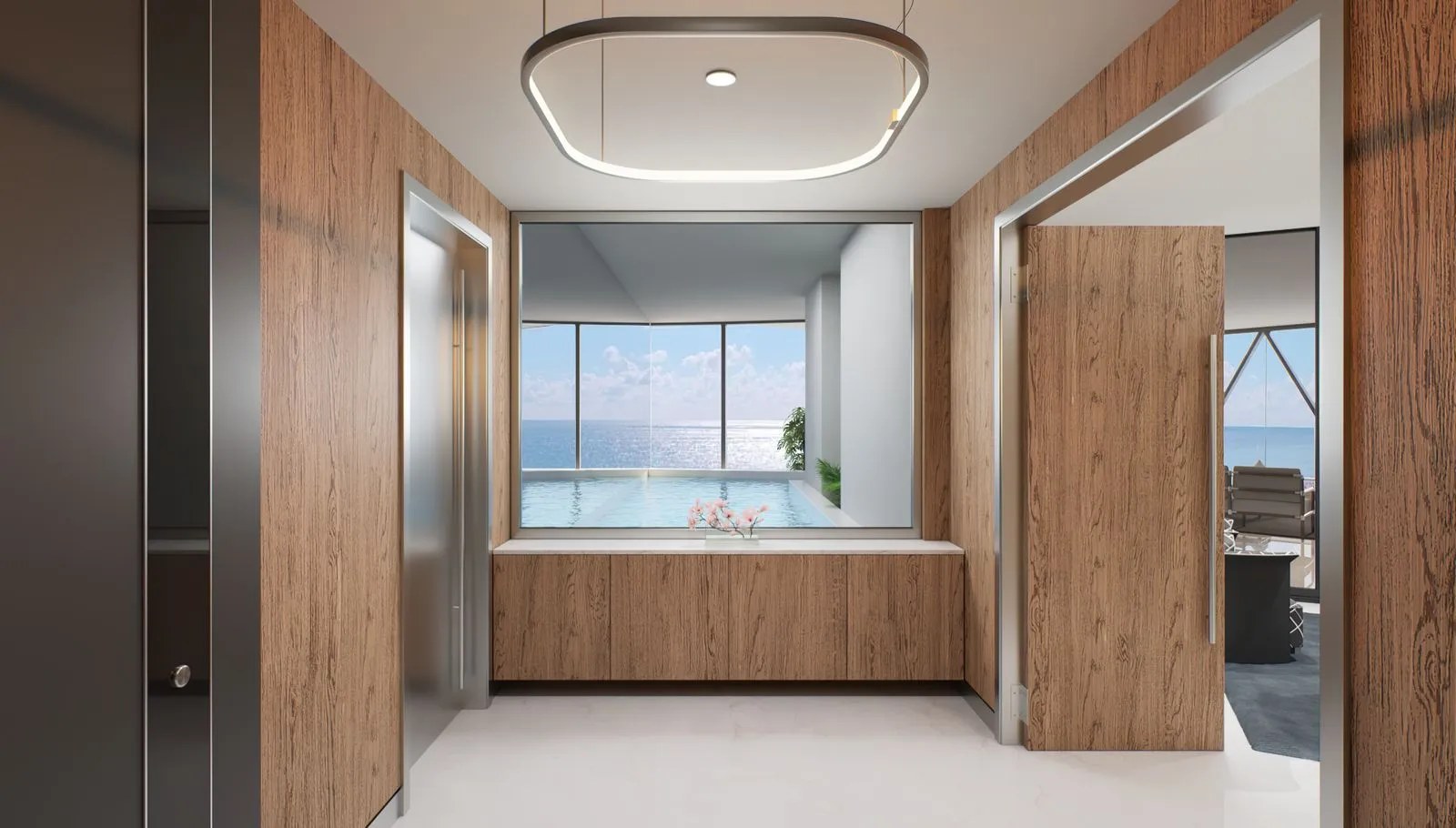 Bentley Residences – Lines 01-02 private elevator foyer