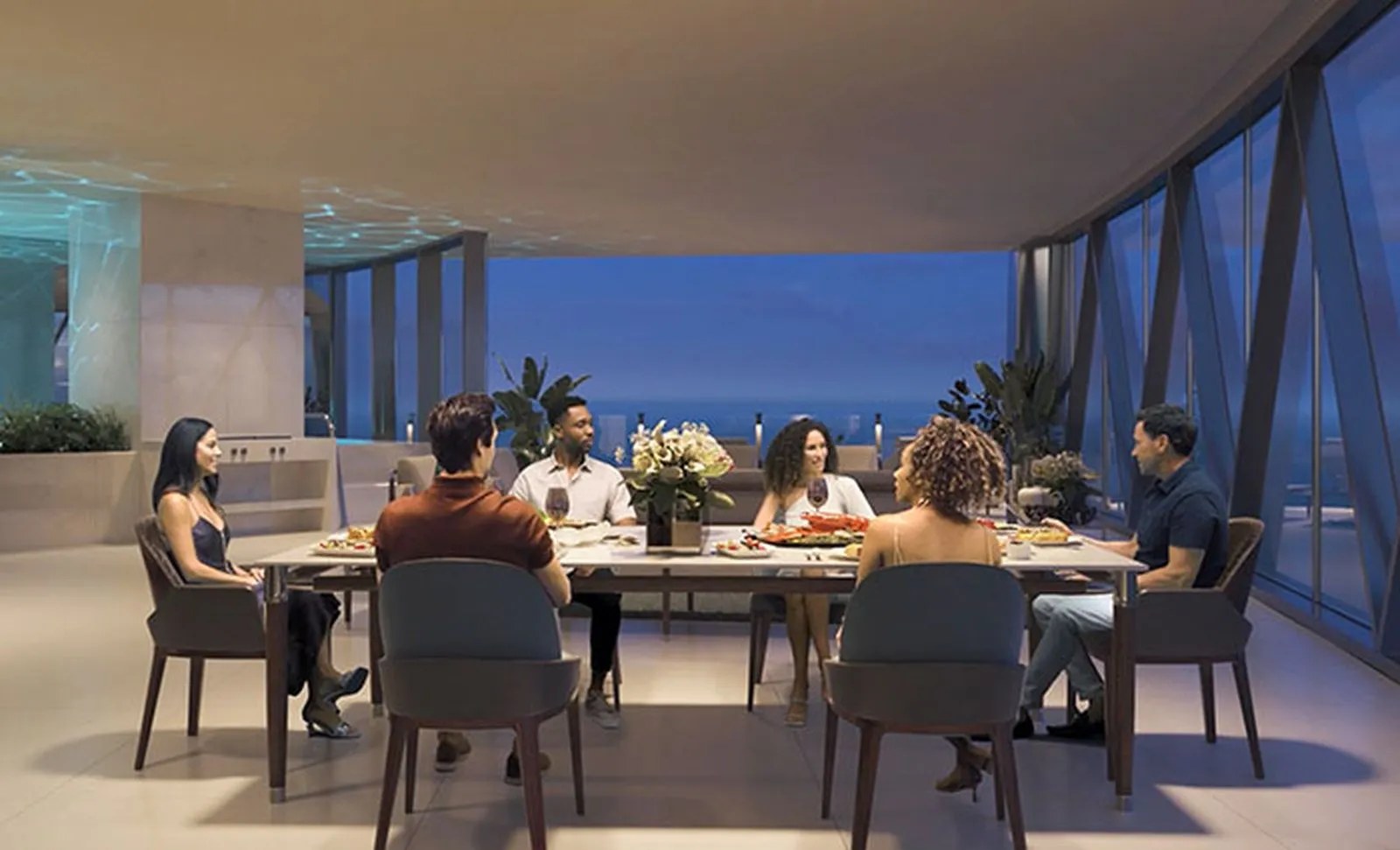 Bentley Residences – Lines 01-02 terrace dining