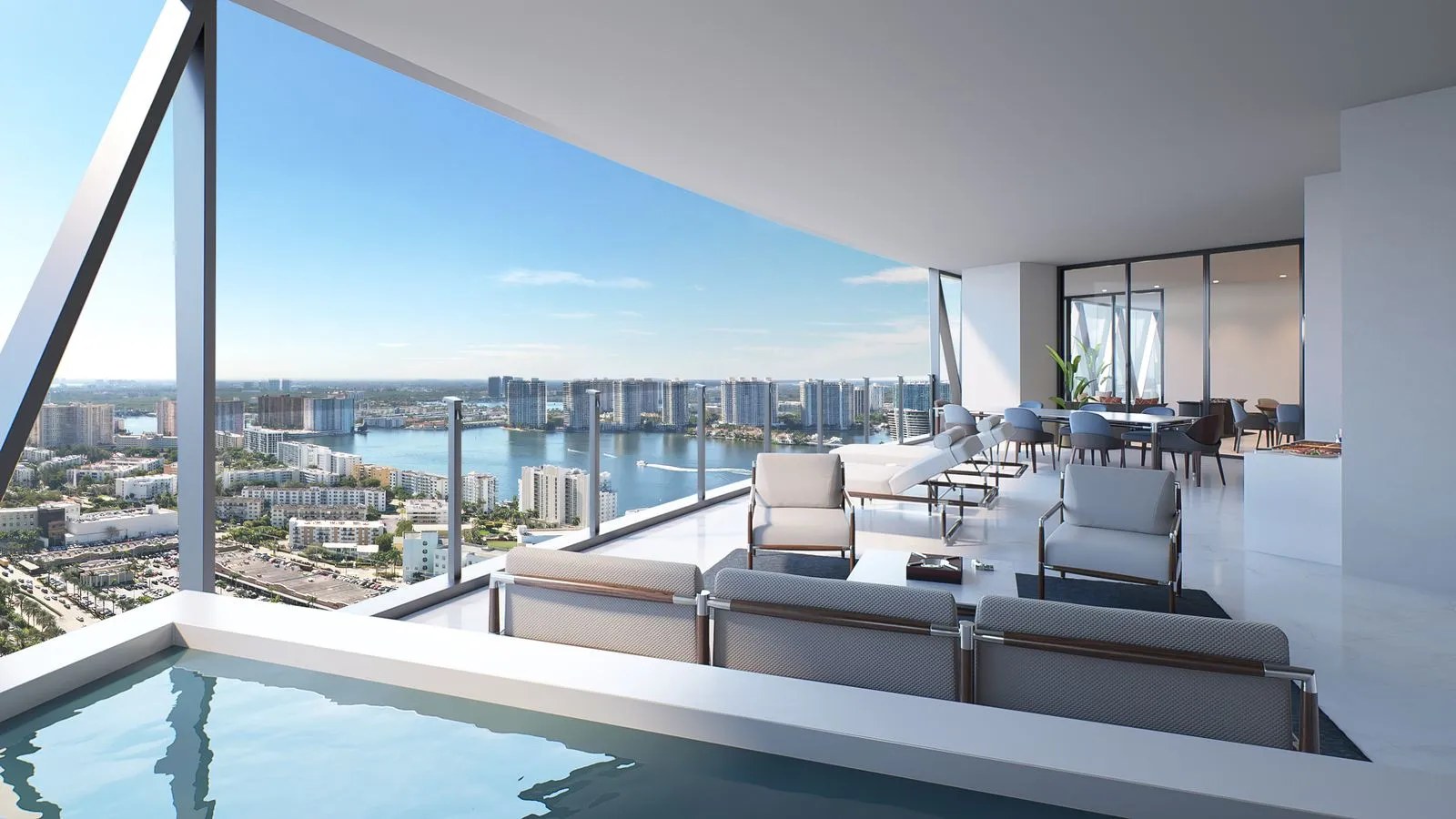 Bentley Residences – Lines 03-04 terrace pool