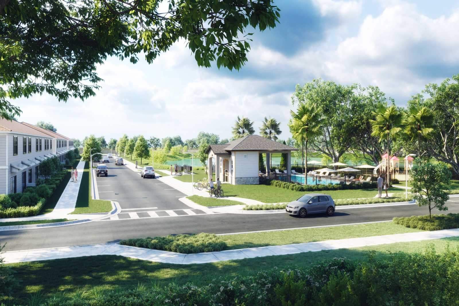 Cove at Nona Sound Clubhouse Street – Castell Blau