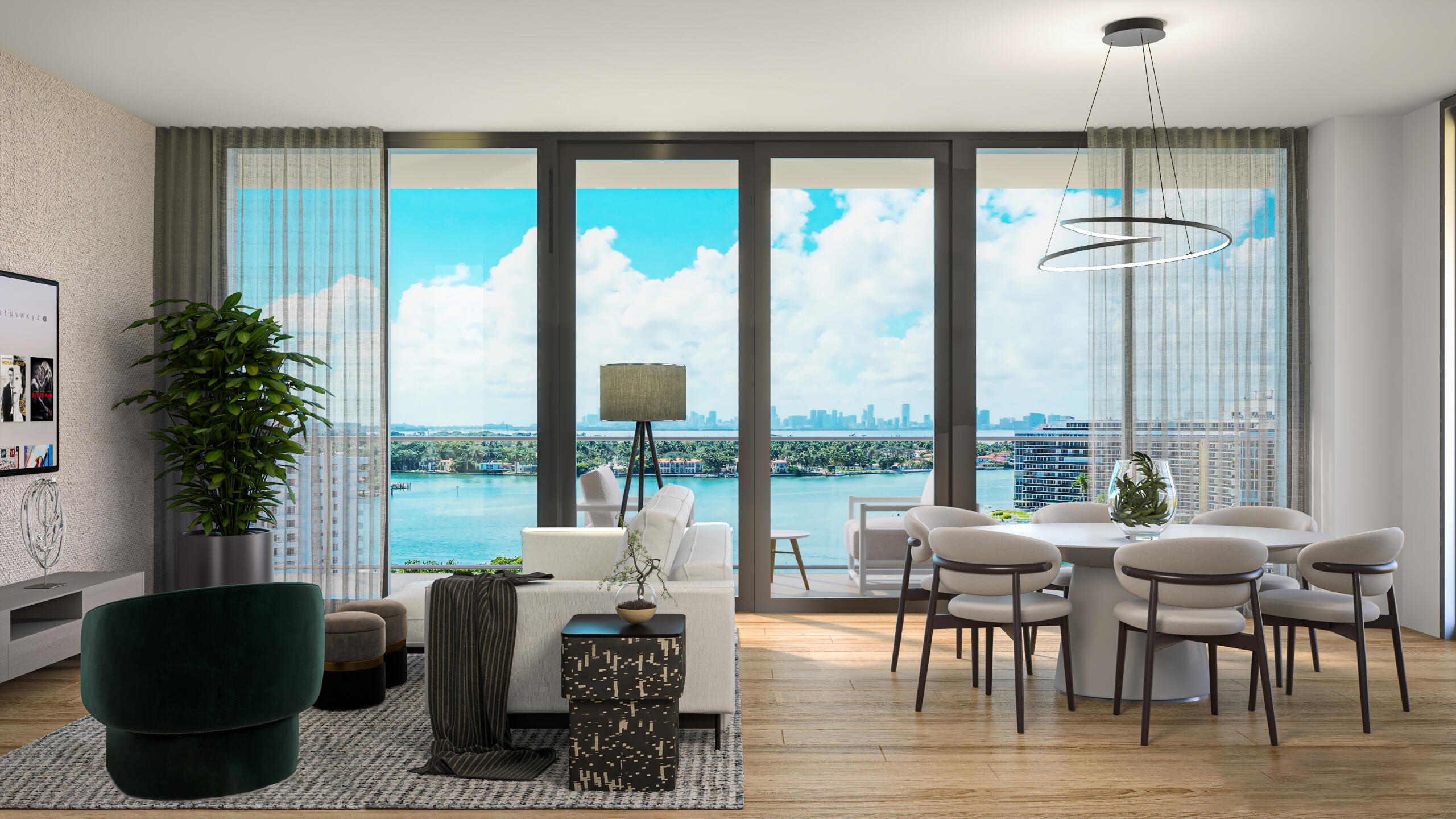 Ella Living Room Bay View – Castell Blau