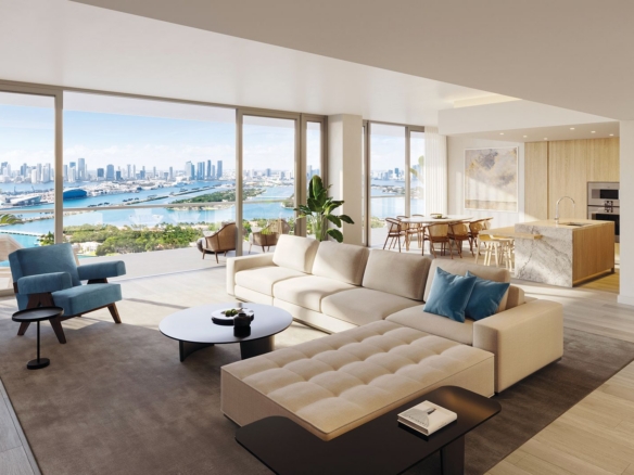 Five Park Living Room – Castell Blau