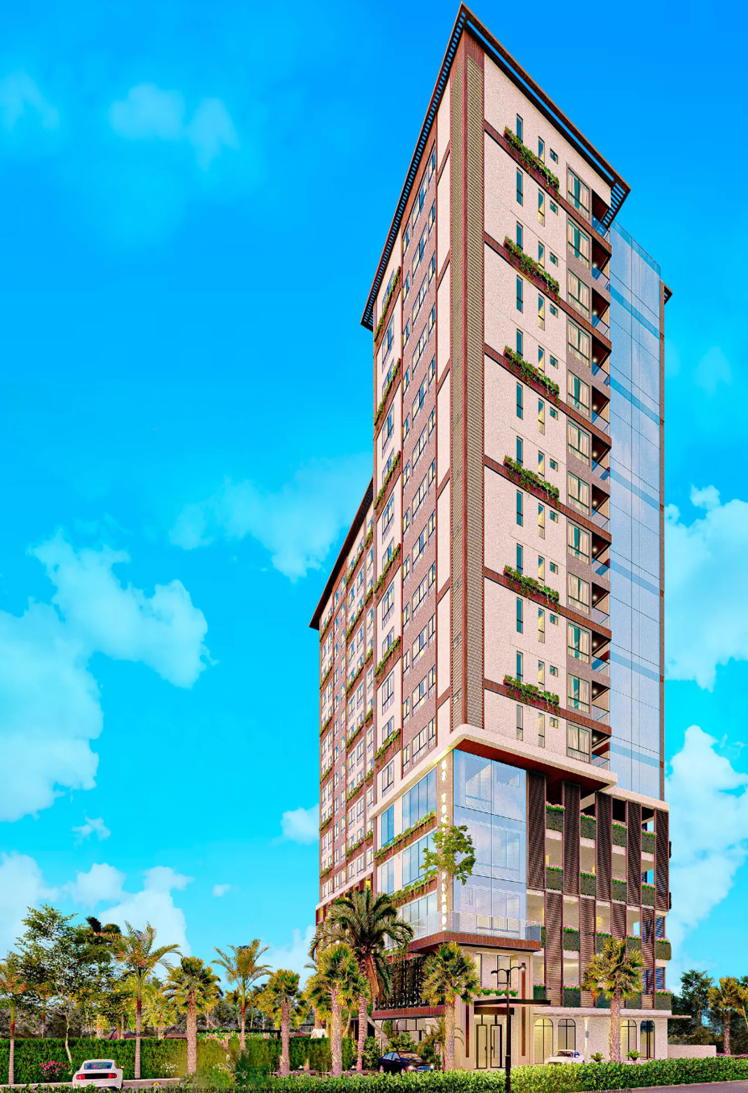 GZ Universal Tower Exterior Tower Day – Castell Blau