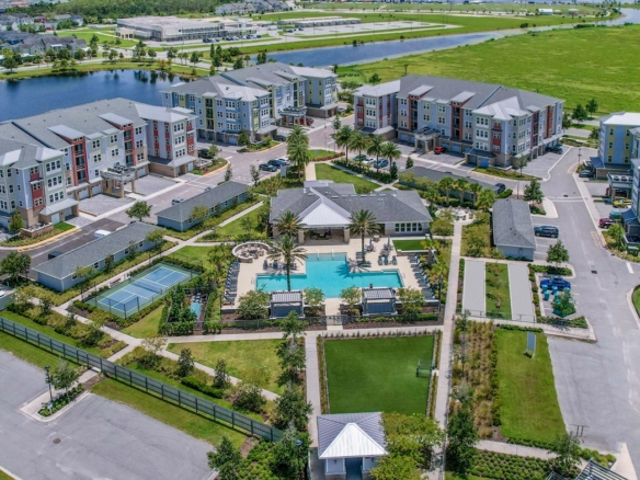 Gatherings Lake Nona Aerial Community – Castell Blau