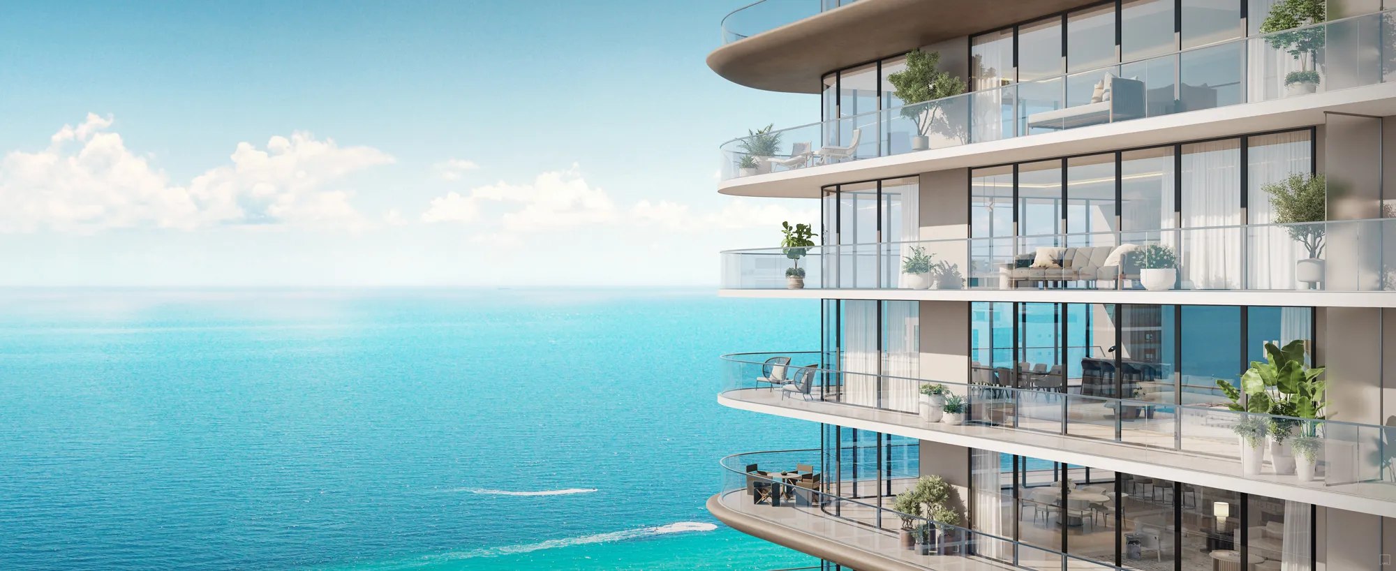 IconBeach Balconies Ocean View – Castell Blau
