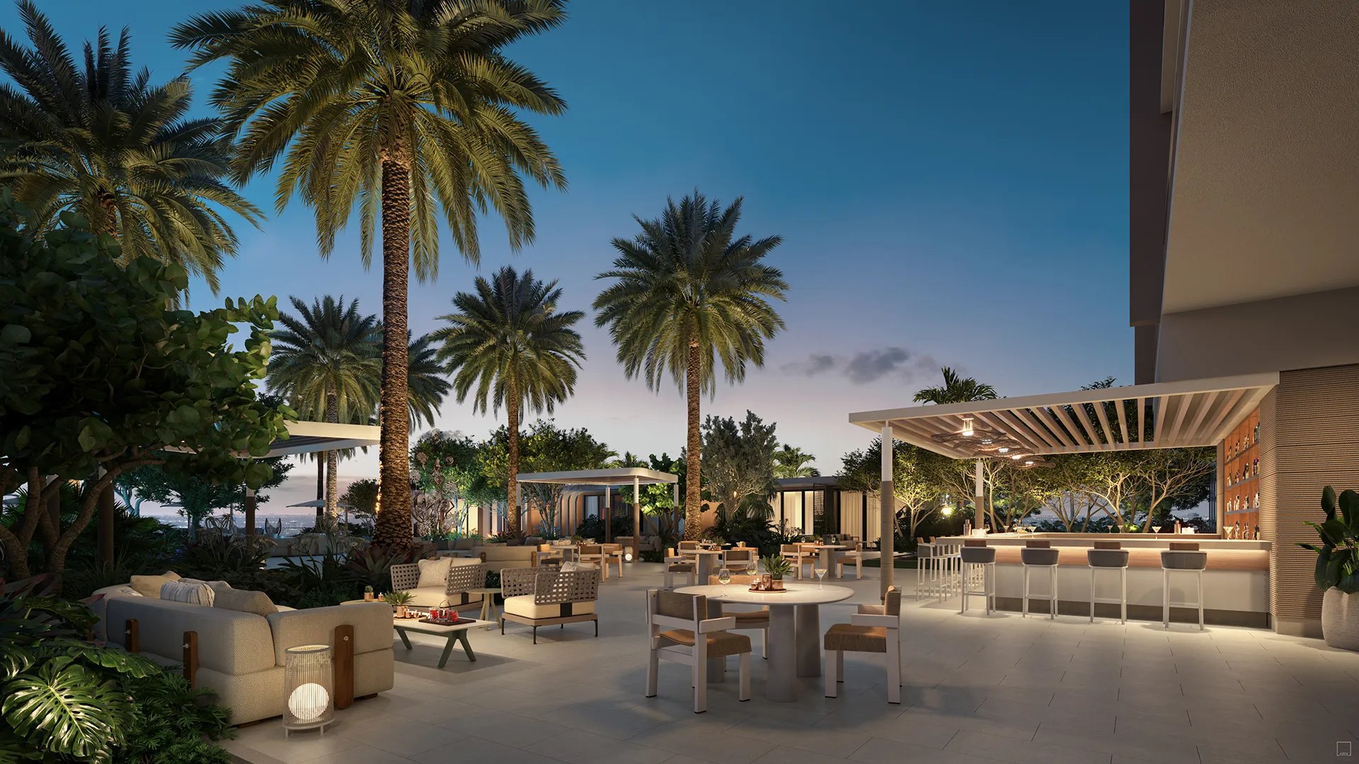 IconBeach Outdoor Lounge Dusk – Castell Blau