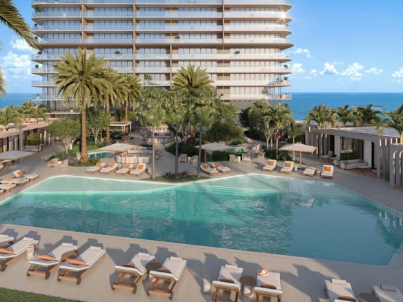 IconBeach Pool Aerial – Castell Blau