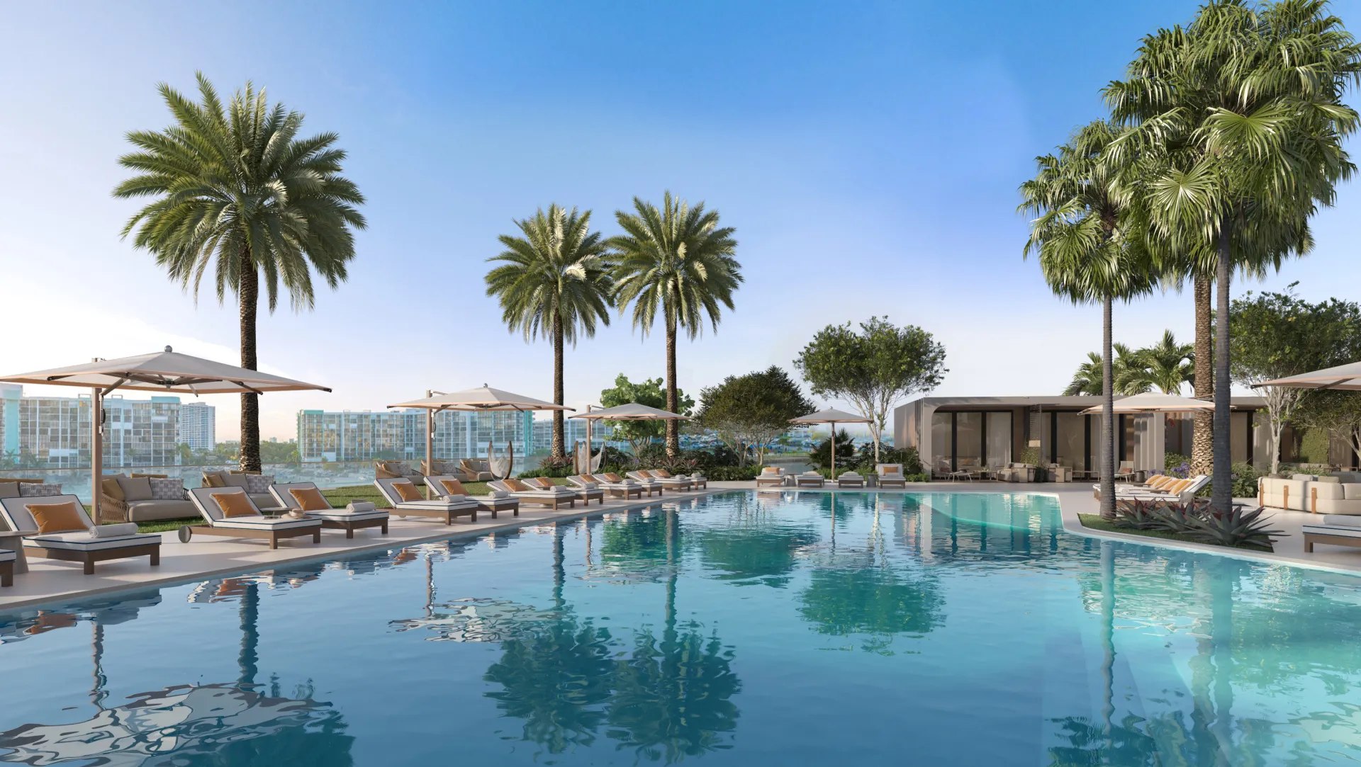 IconBeach Pool Deck Cabanas – Castell Blau