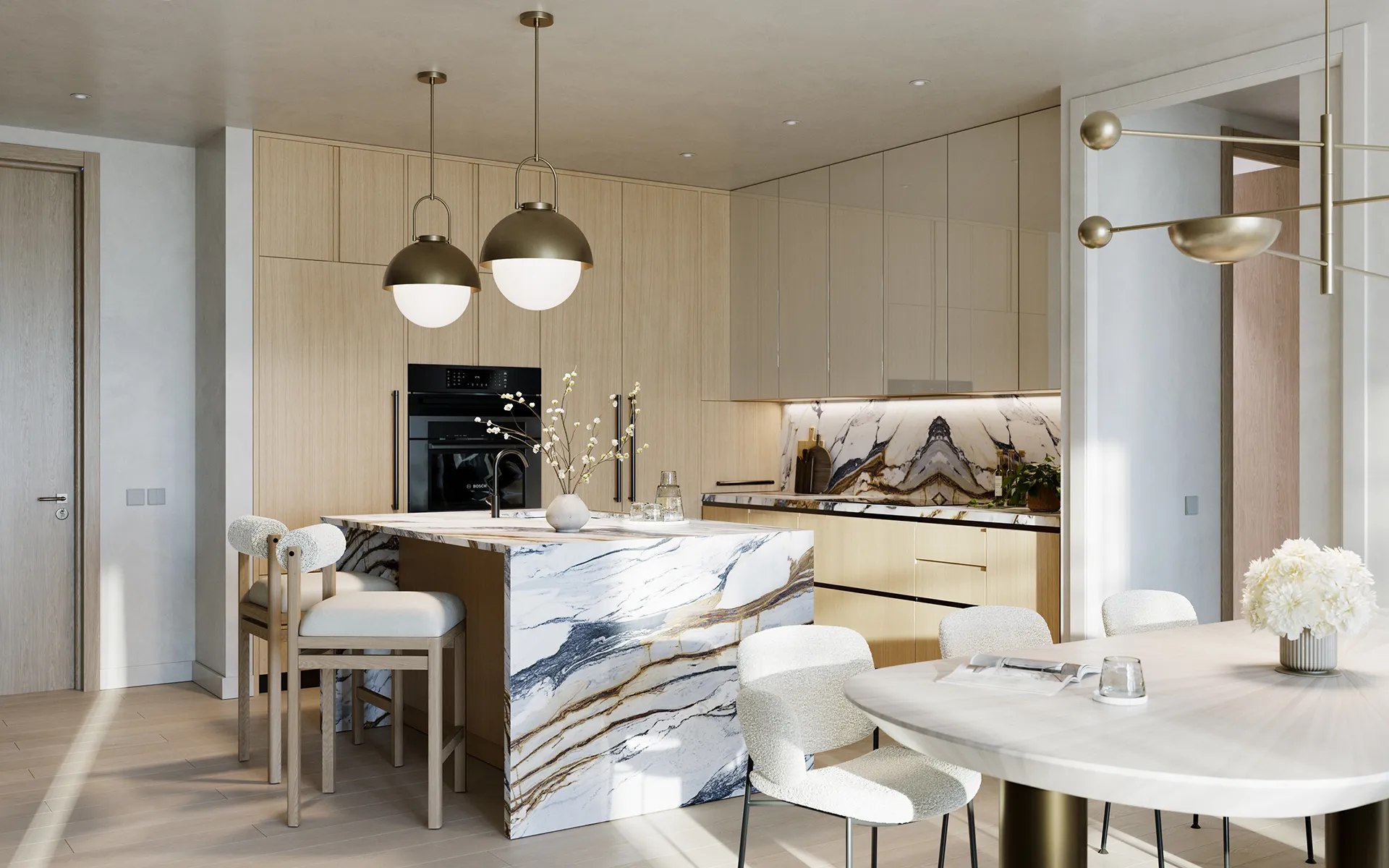 IconBeach Residence Kitchen – Castell Blau