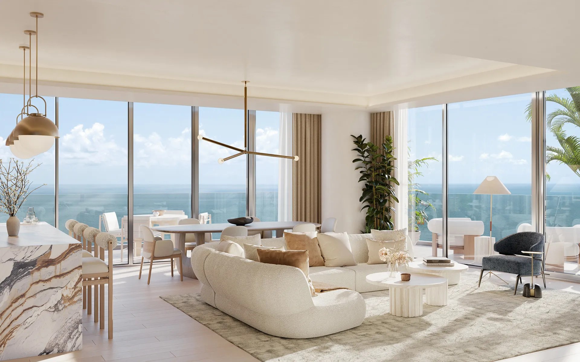 IconBeach Residence Living Dining – Castell Blau