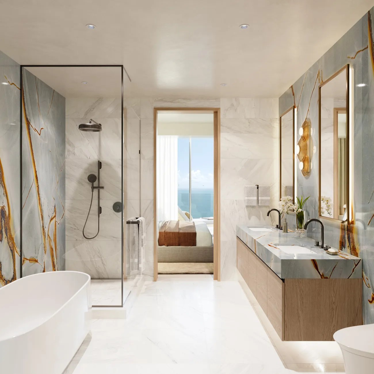 IconBeach Residence Primary Bath – Castell Blau