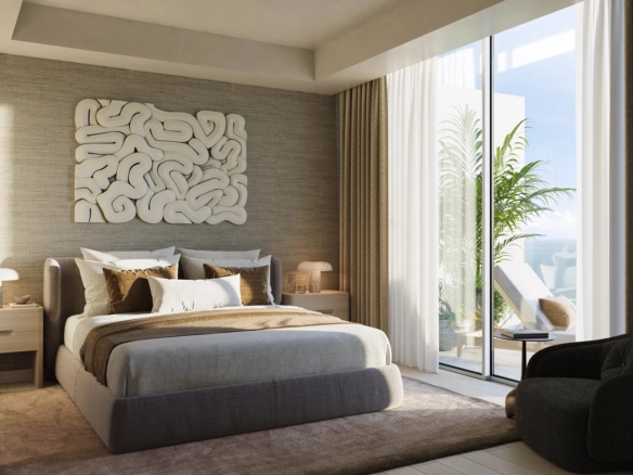 IconBeach Residence Primary Bedroom – Castell Blau