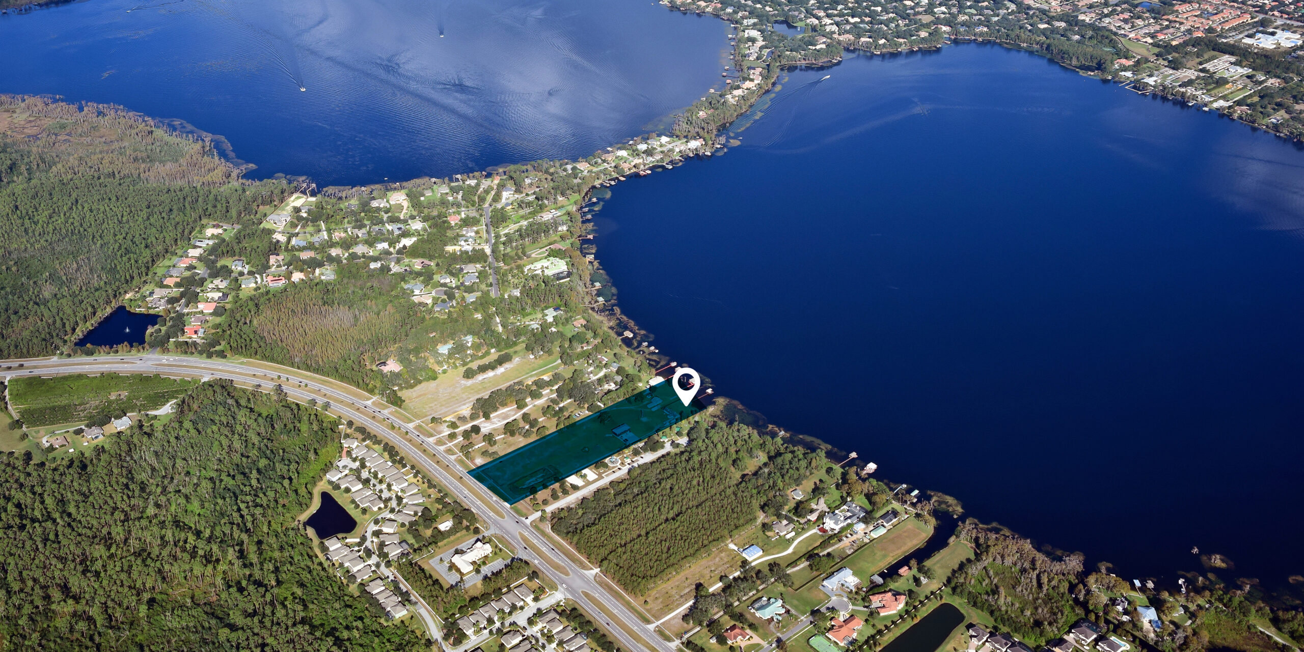 Lake Sheen Sound Aerial Location – Castell Blau