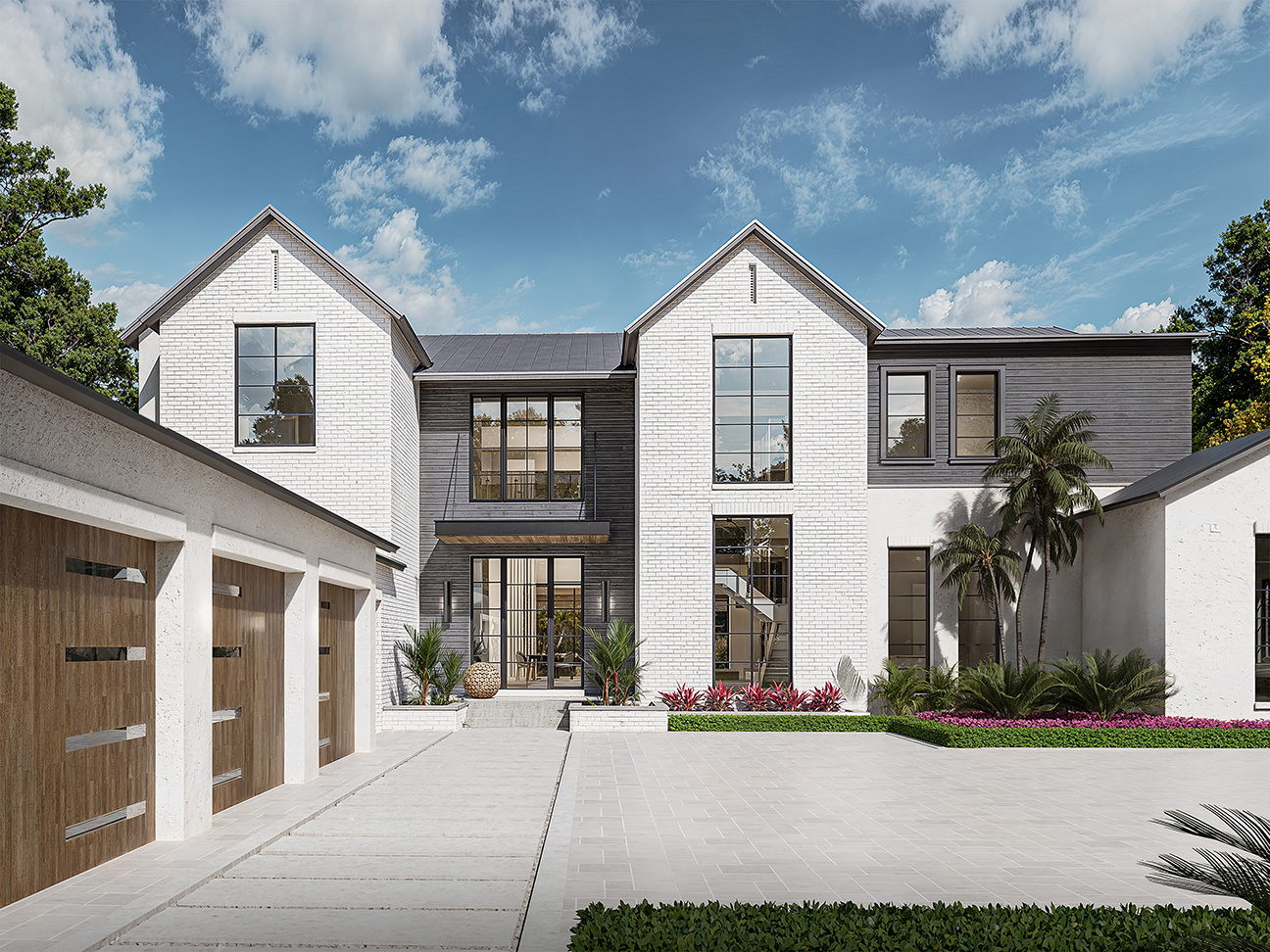 Lake Sheen Sound Rear Elevation – Castell Blau