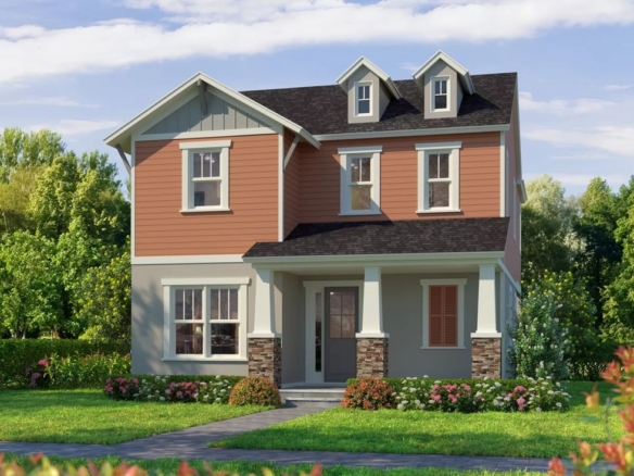 Laureate Park Brick Exterior – Castell Blau
