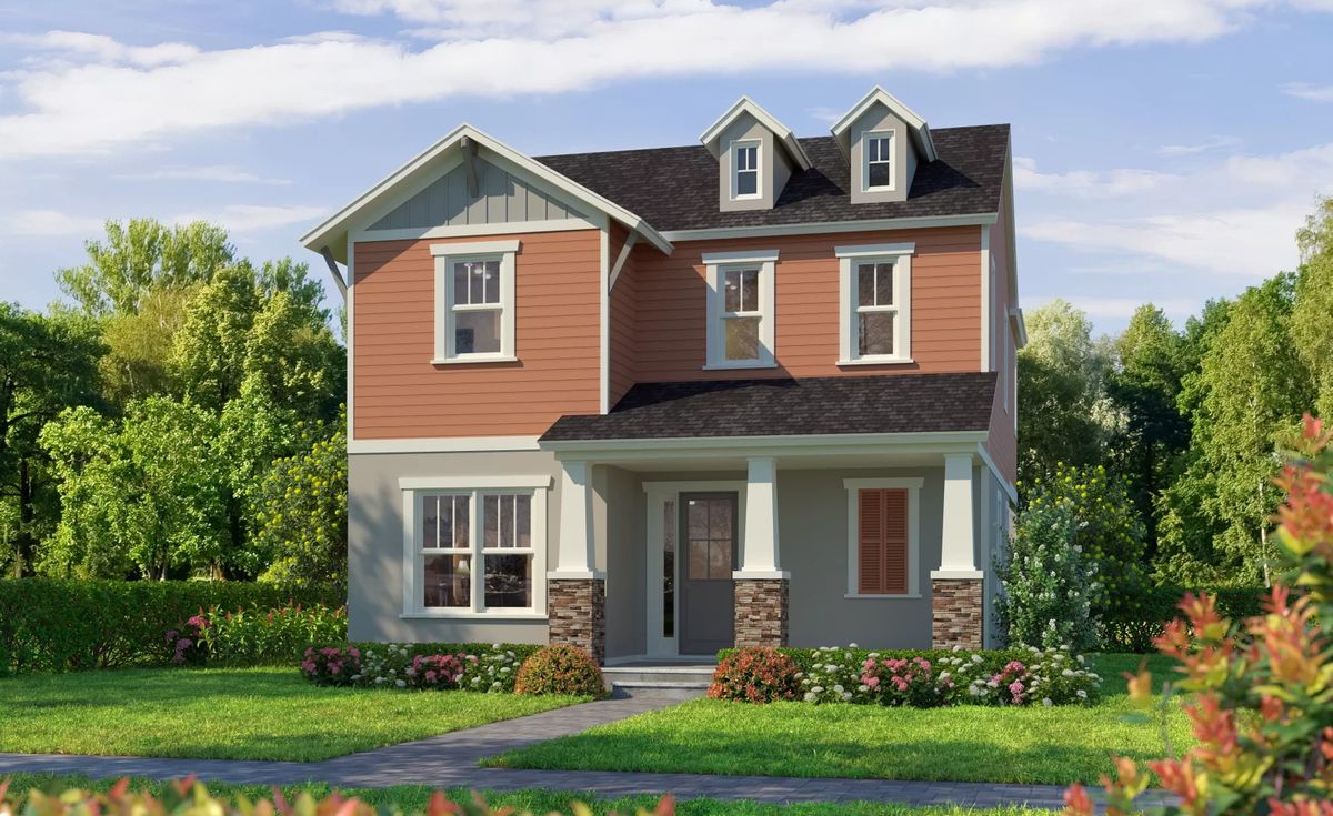 Laureate Park Brick Exterior – Castell Blau