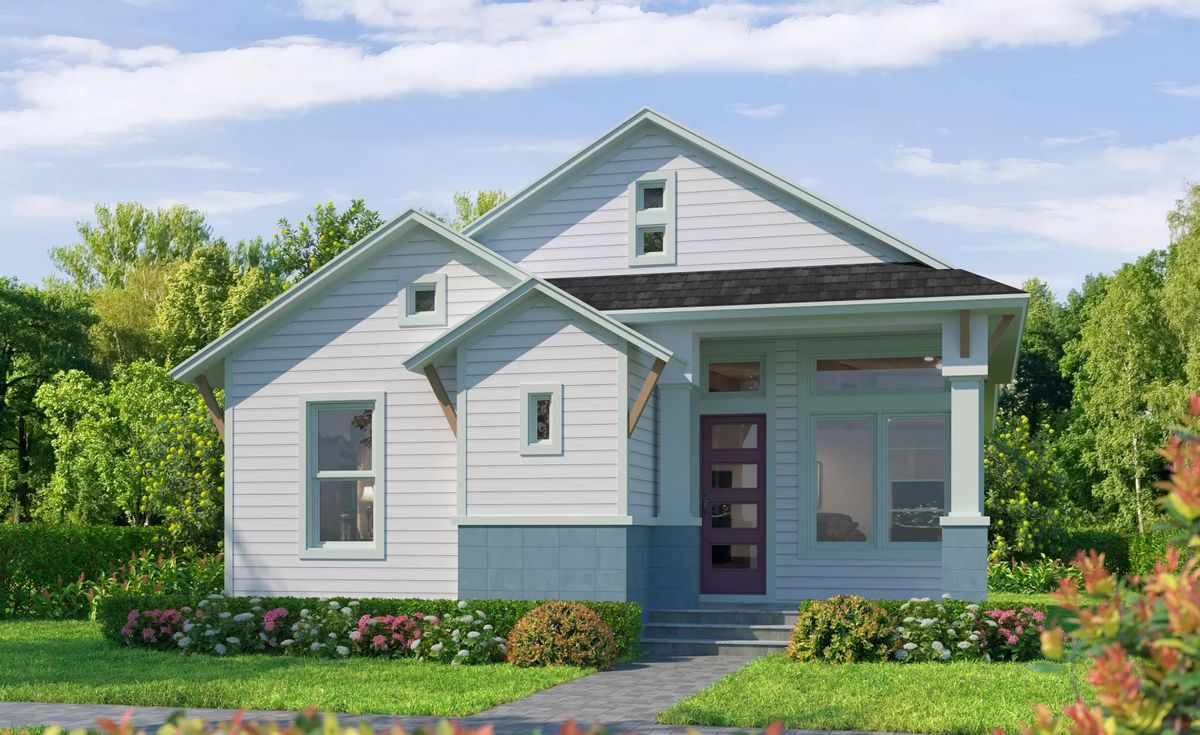 Laureate Park Craftsman Exterior – Castell Blau