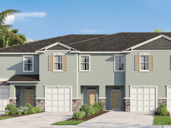 Nona West Townhome Exterior – Castell Blau