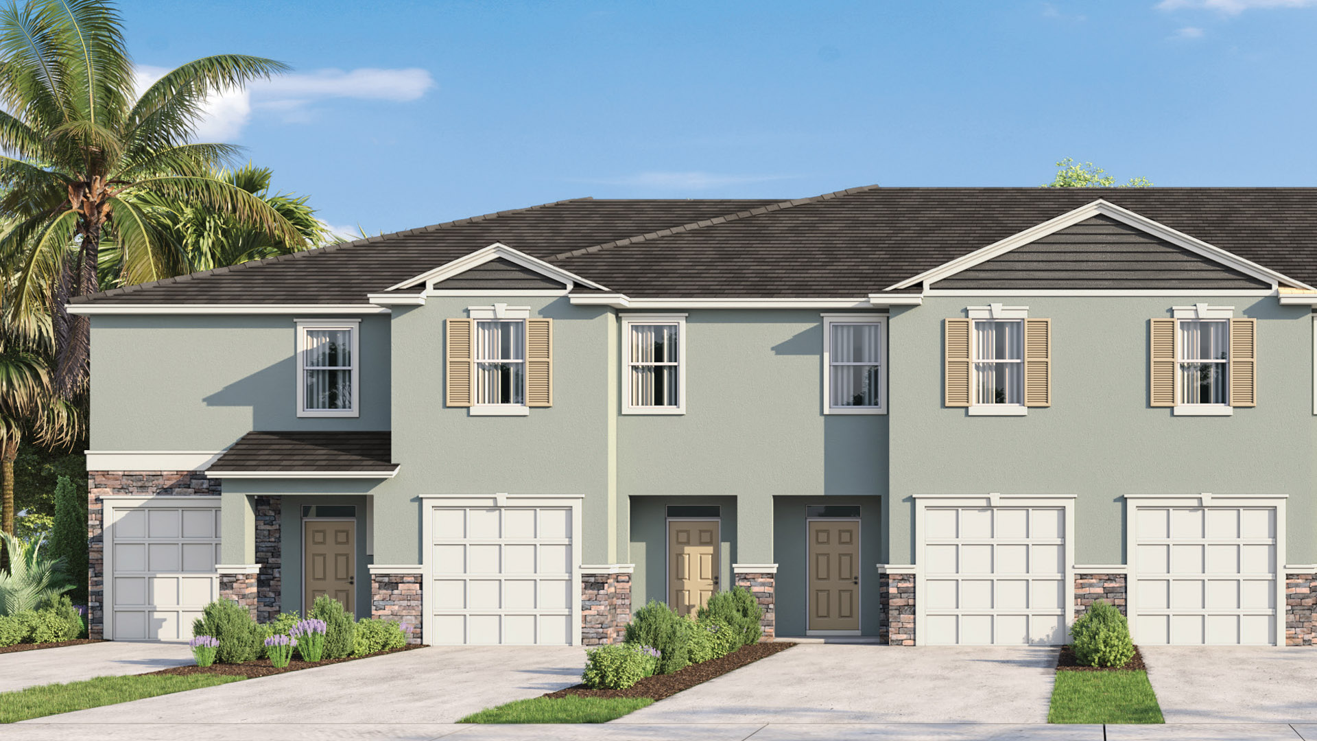 Nona West Townhome Exterior – Castell Blau