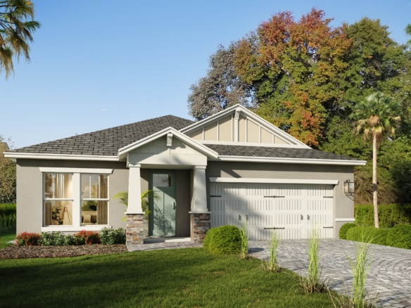 Palm Village Home Exterior A – Castell Blau