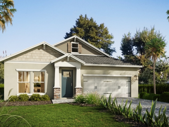 Palm Village Home Exterior B – Castell Blau