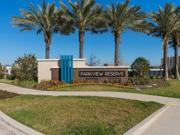 Parkview Reserve Community Entrance – Castell Blau