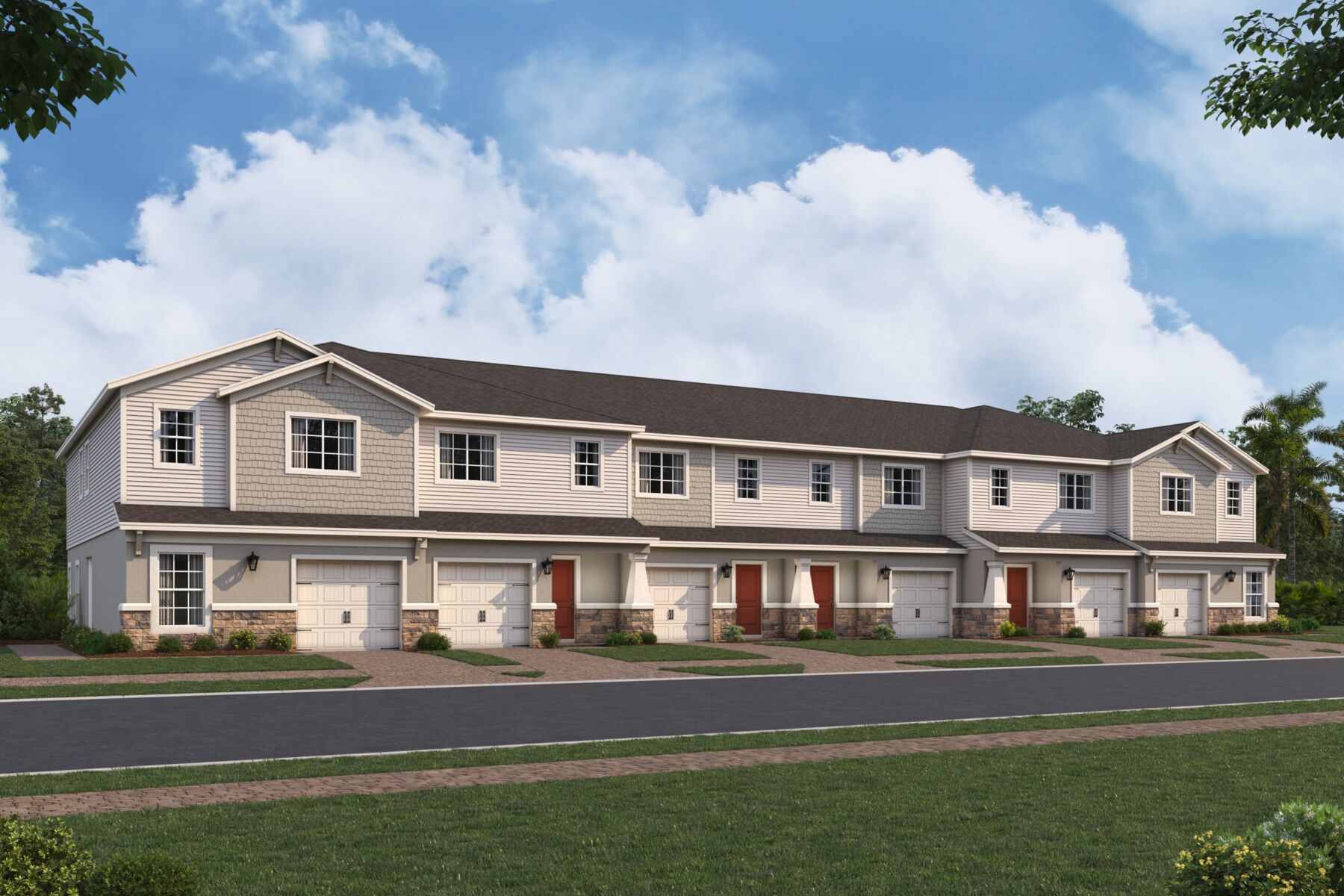 Reeves Place Townhome Row – Castell Blau