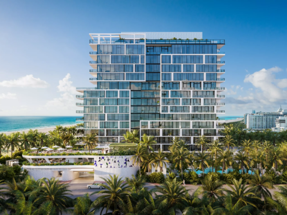 Rosewood Residences Exterior Beach View – Castell Blau