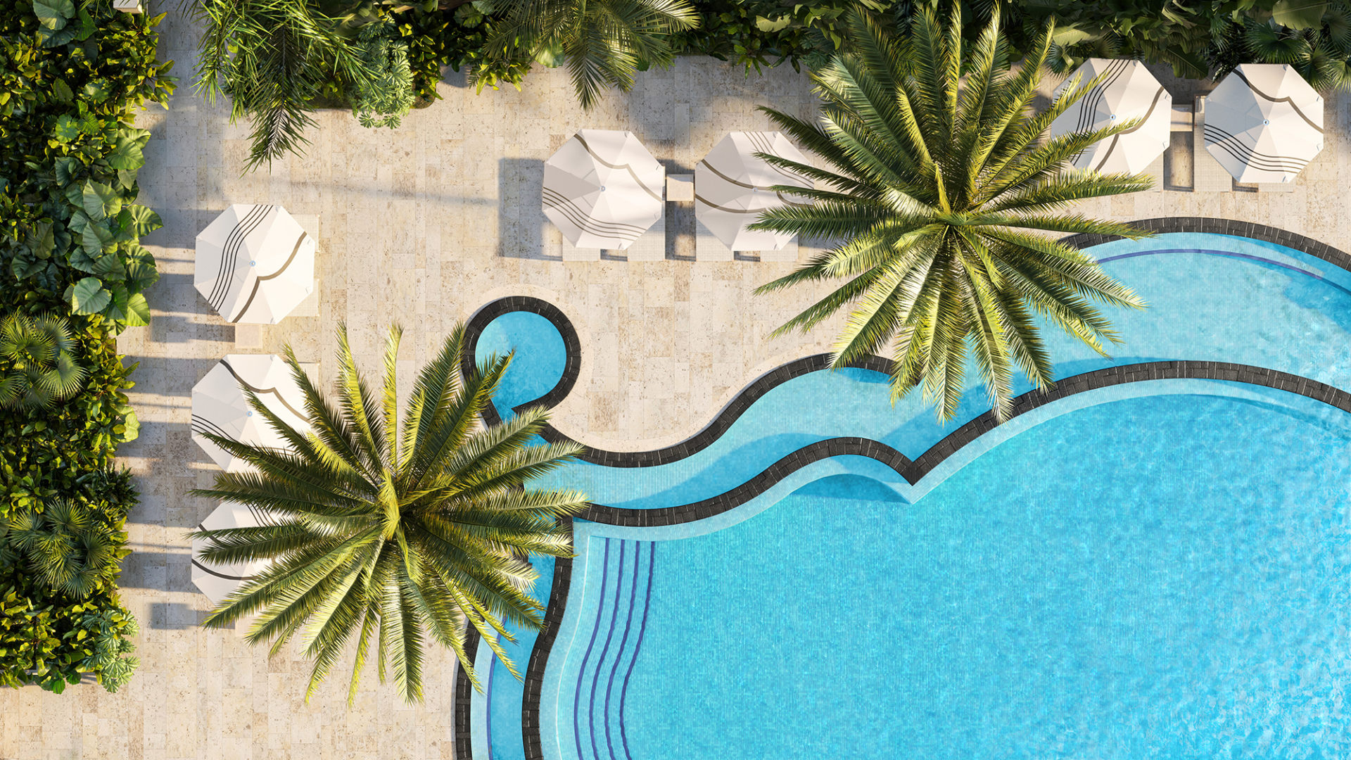 CB-Rosewood-Residences-Pool-Aerial Rosewood Residences Pool Aerial – Castell Blau