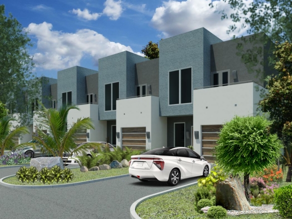 Sandlake Station Townhomes – Castell Blau