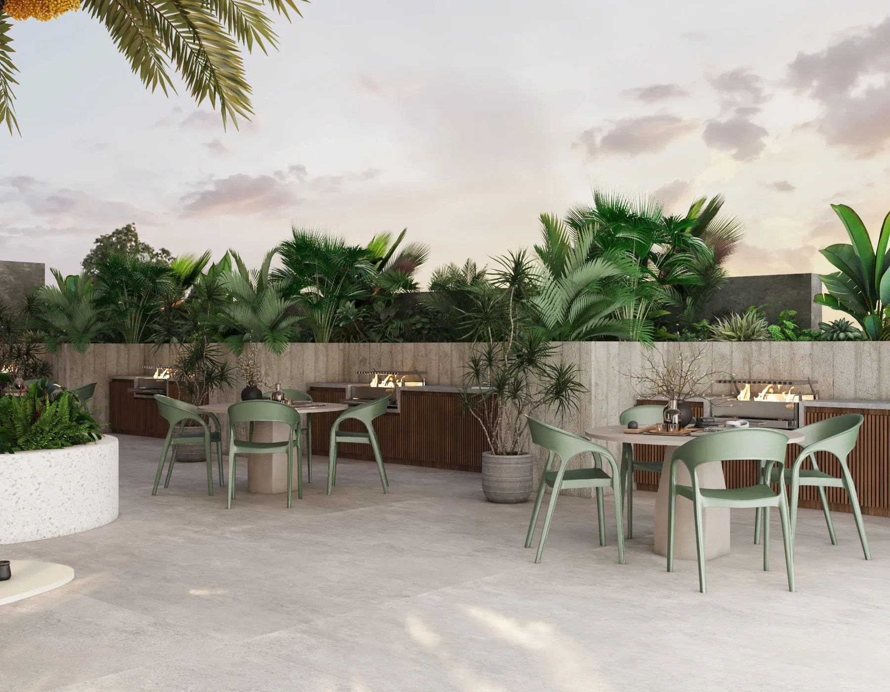 Seven Park – Outdoor dining