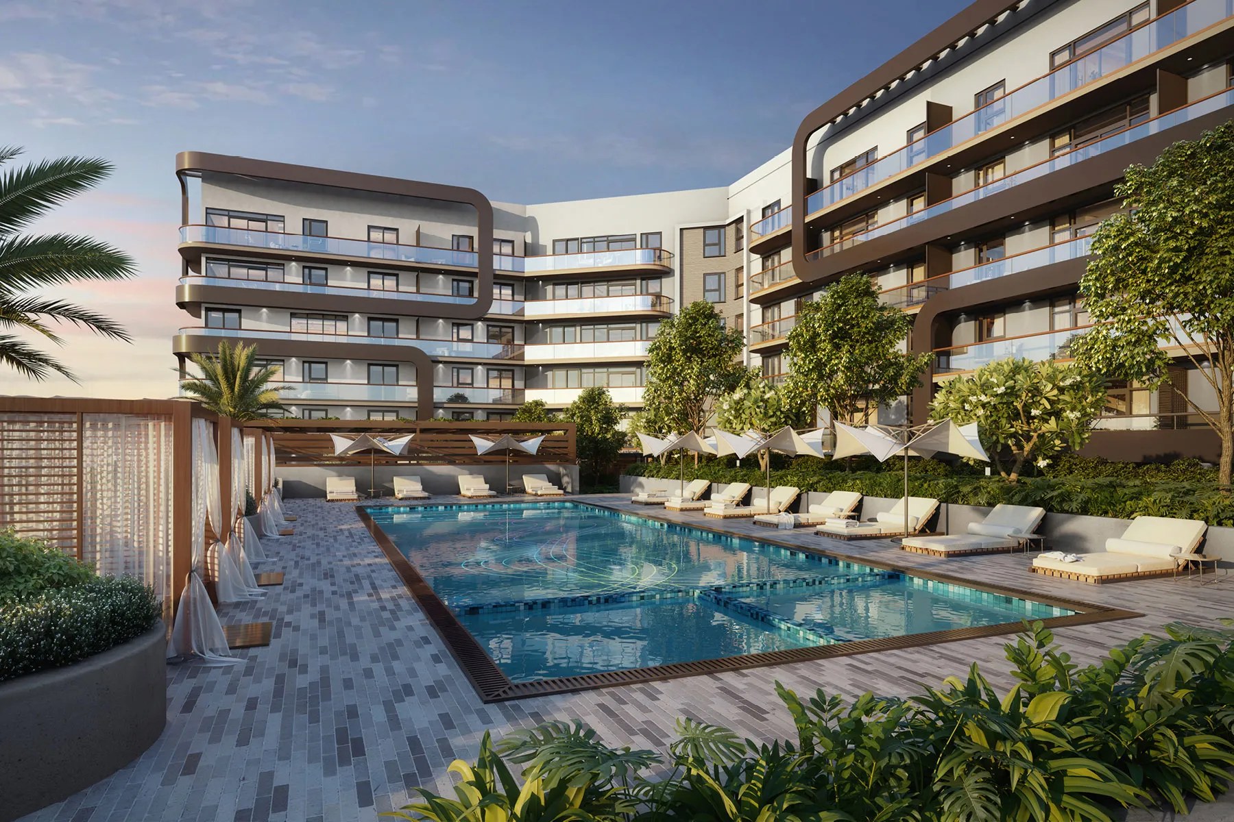 Seven Park – Pool deck