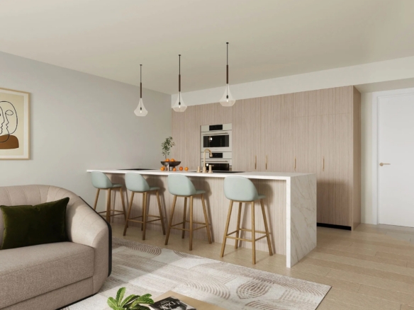 Seven Park – Residence kitchen island