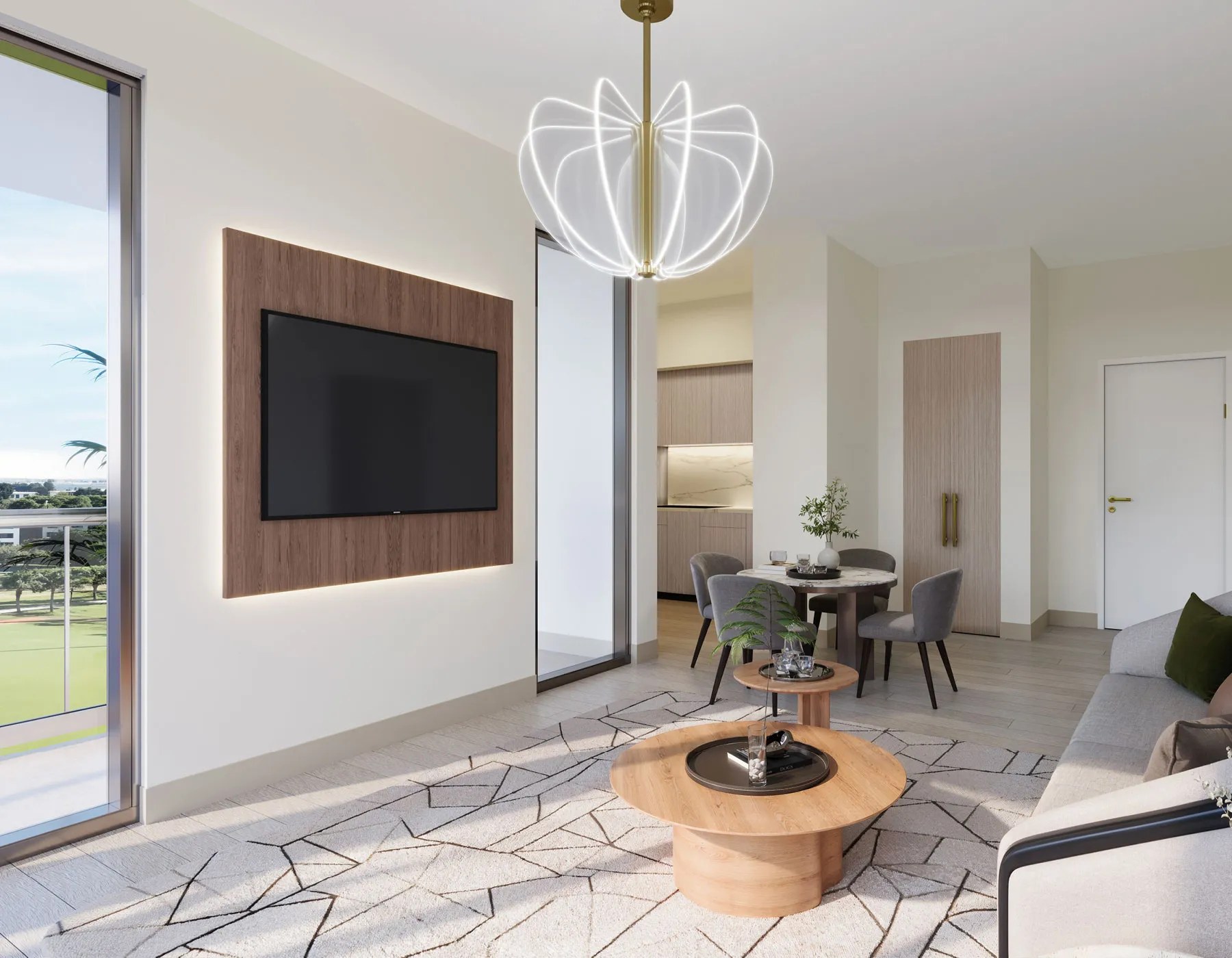 Seven Park – Residence living room