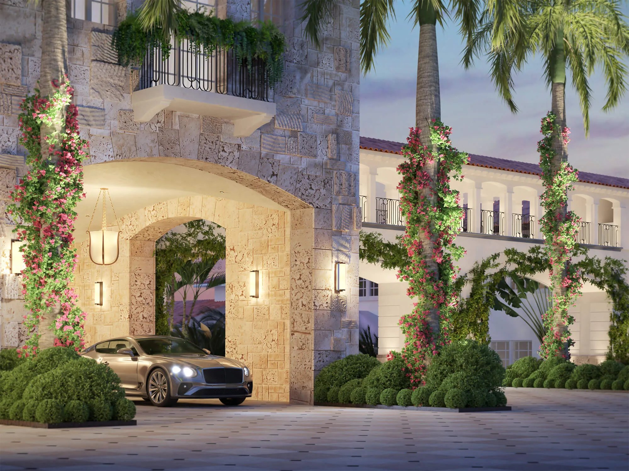 The Residences at Shell Bay – Entrance arch