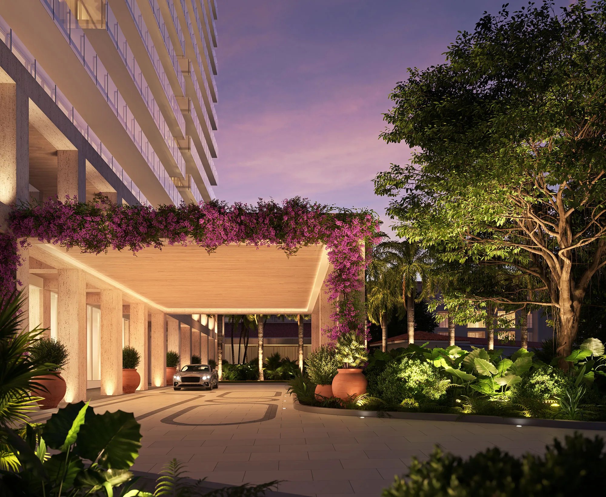 The Residences at Shell Bay – Porte cochere