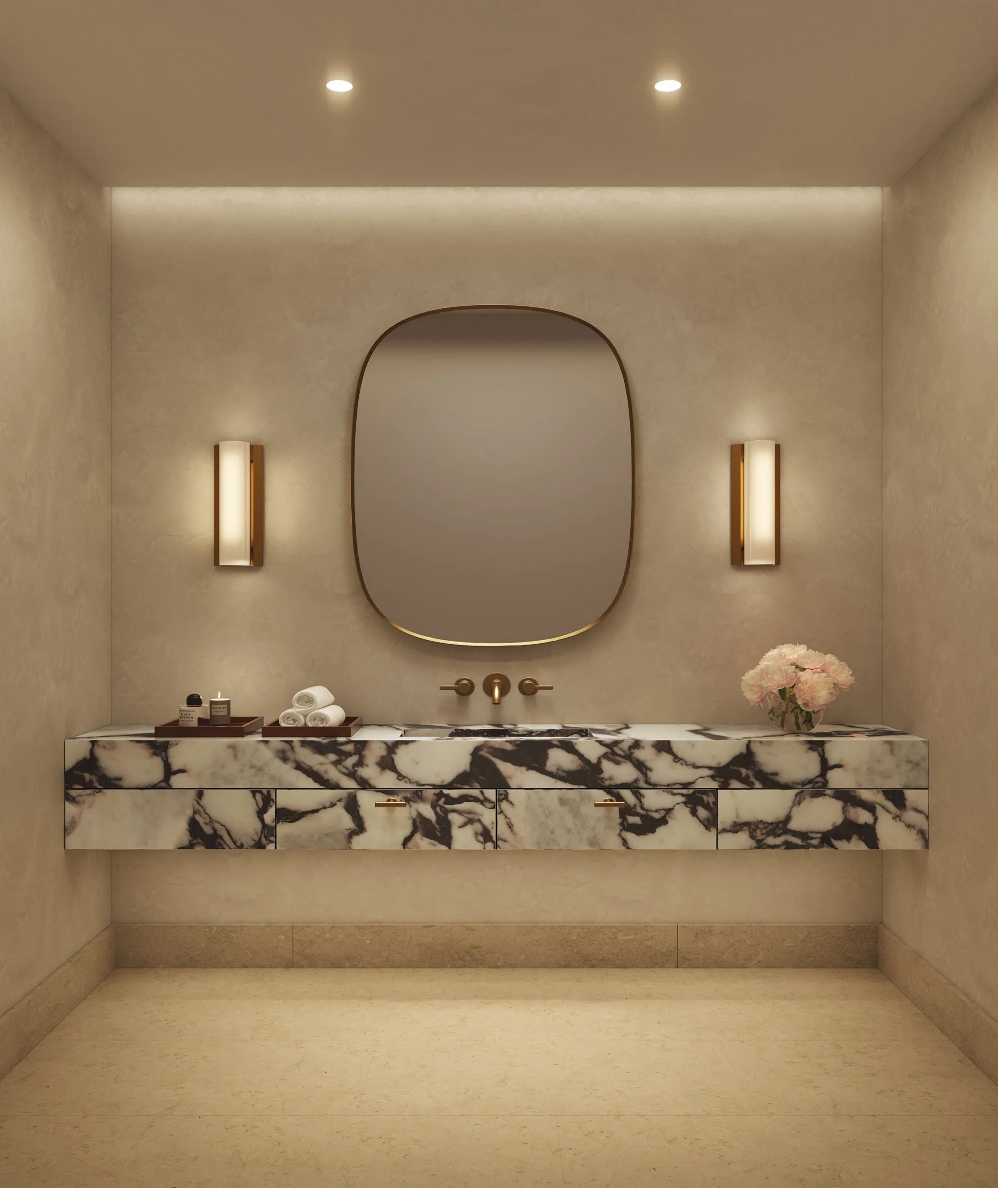 The Residences at Shell Bay – Residence powder room
