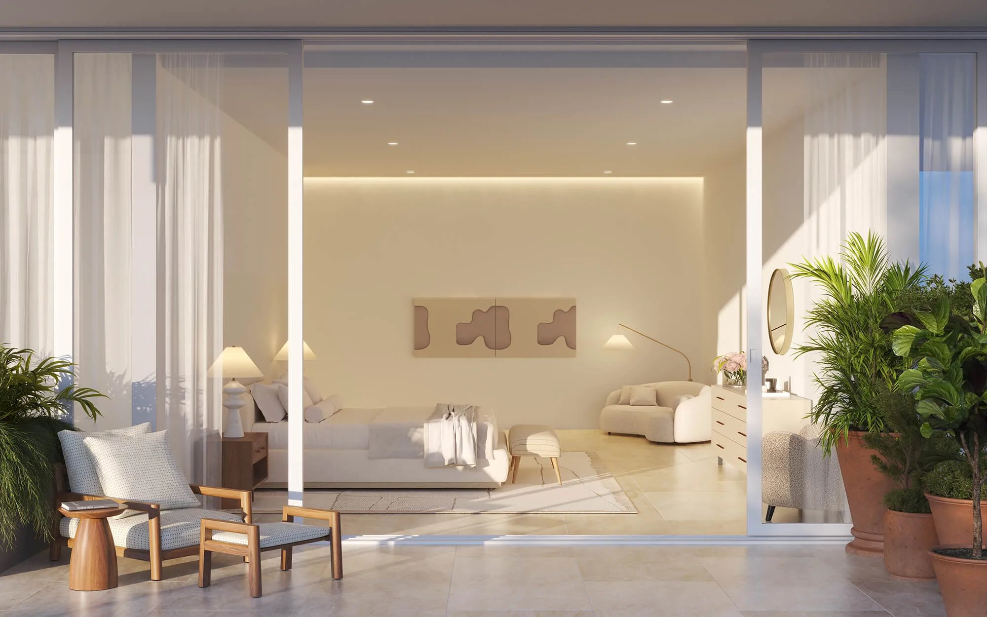 The Residences at Shell Bay – Residence primary bedroom
